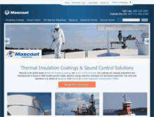 Tablet Screenshot of mascoat.com